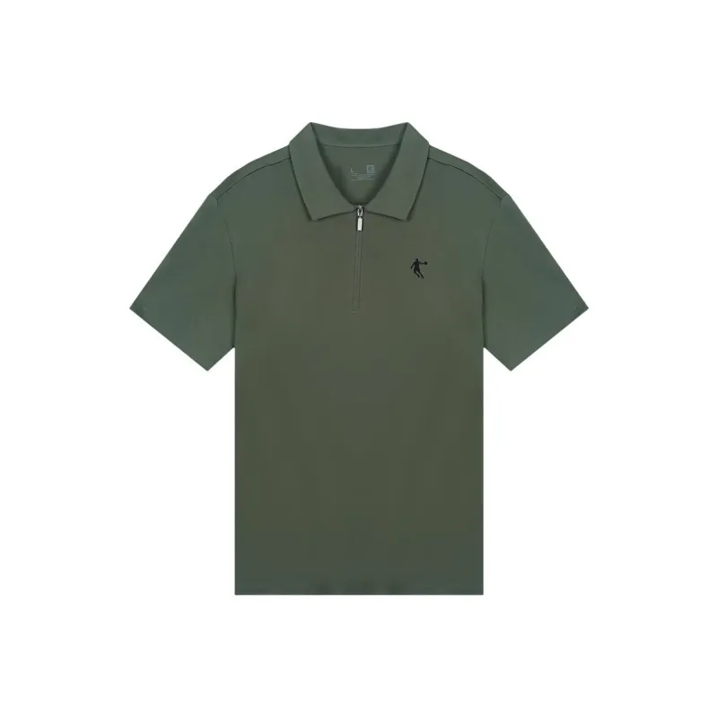 QIAODAN T Shirt Men's Light Army Green-0