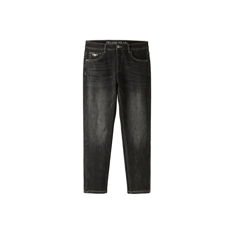 HLA Jeans Men Black Denim Gradient Dark 97-0