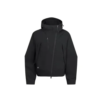 GUUKA TECH Trench Coat Unisex Black