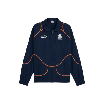 PUMA OLYMPIC MARSEILLE FW24 Jackets Coats Men's Marine Blue