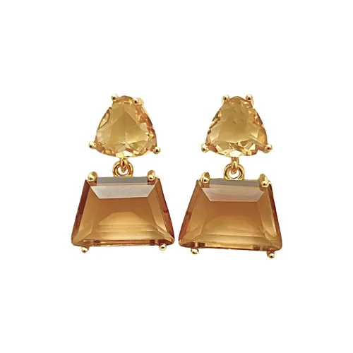 QIANFANGDAHUANGYE Zircon Earrings Women's