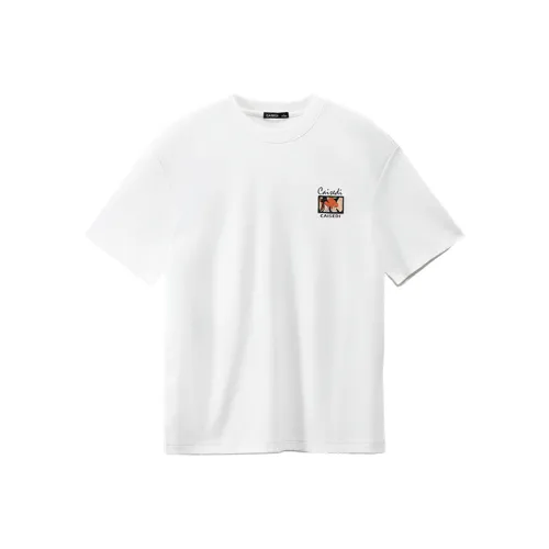 CAISEDI T Shirts Men White