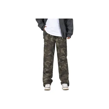 4T Cargo Pants Unisex Army Green Camouflage