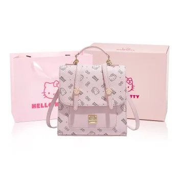 MESUCA Sanrio Hello Kitty Collaboration Kitty Series PU Backpack Women's Multicolor