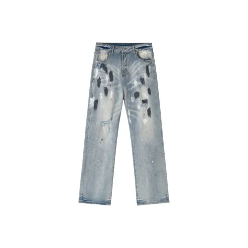 XINYINSU SS25 Jeans Unisex Blue
