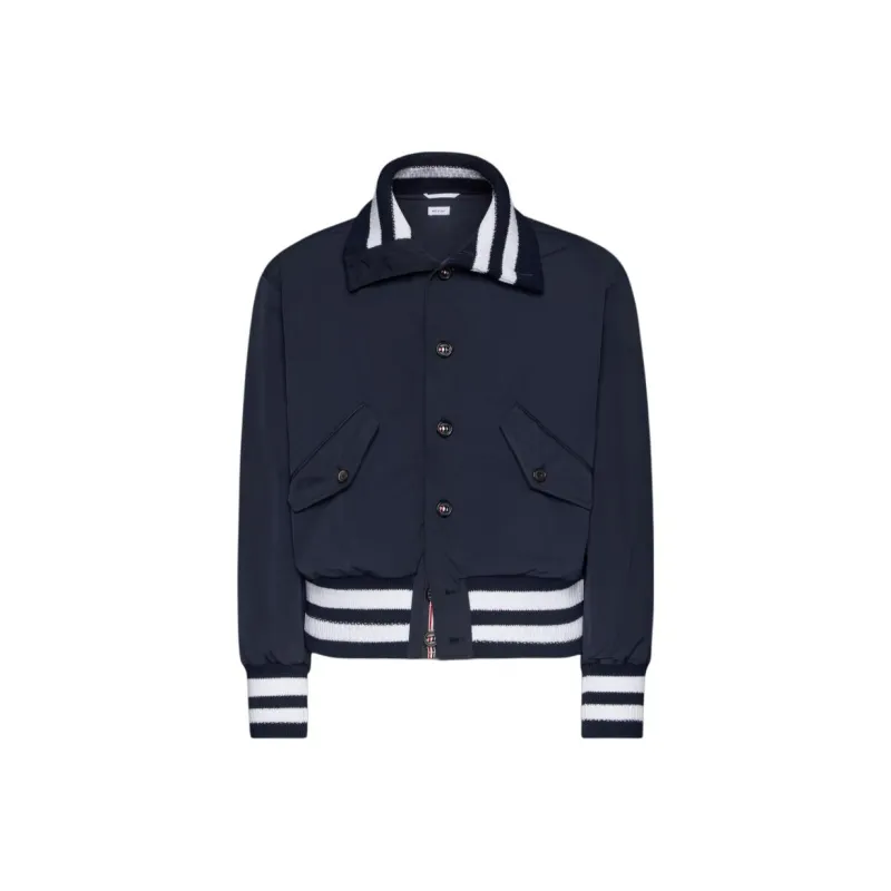 THOM BROWNE 4 Bar Stripe Flight Jacket-0