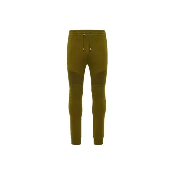 BALMAIN SS23 Knitted Sweatpants Men's Khaki