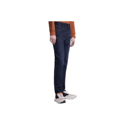Wen Shan Jeans Womens Denim Blue Dark Blue
