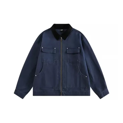 velour relaxed-cut hoodie Blau Blue