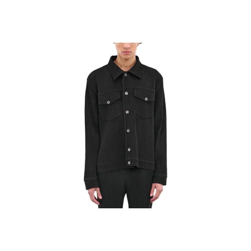 Homme Plissé Issey Miyake Wool Like Light Jacket