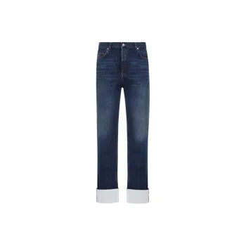 LOEWE FW23 Jeans Men's Dark Blue