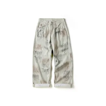 HOZZS Jeans Unisex Ecru