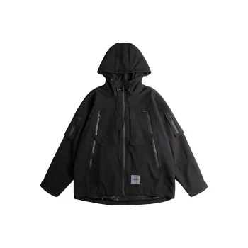 AOGZ Jackets Coats Unisex Black