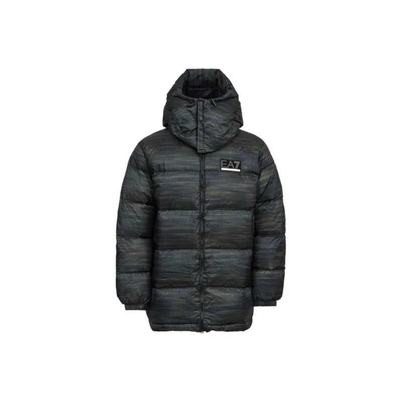 EMPORIO ARMANI EA7 Down Jacket Men's Olive Green-0