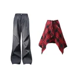 Dark Gray+Red Skirt