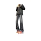 Black Gray[Fleece-Lined and Thickened]