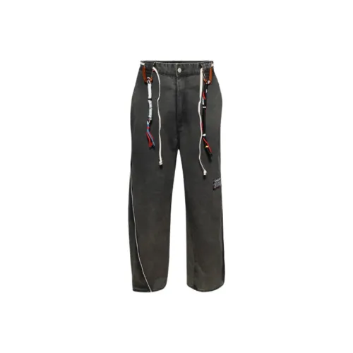 RIVINGTON Roi Rebis 블랙 남녀공용 청바지
