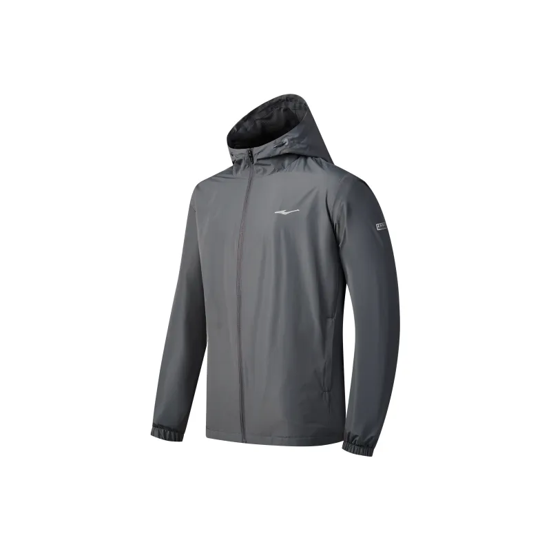 Erke Variety Training Collection Trench Coat Men's Dark Gray-0