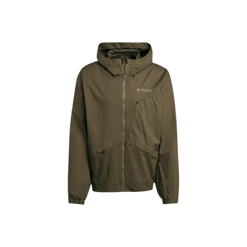 Adidas Terrex Xploric Wind Jacket Jackets Coats Men's Army Green-0