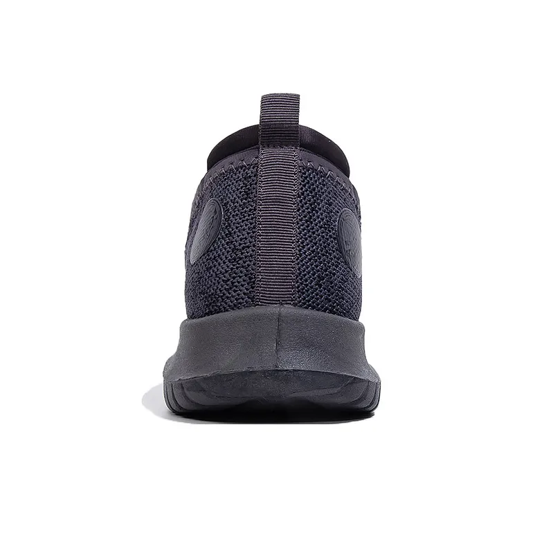 Warrior Elderly Shoes Wear resistant And Lightweight Low Top Casual Shoes Men's Dark Gray-4
