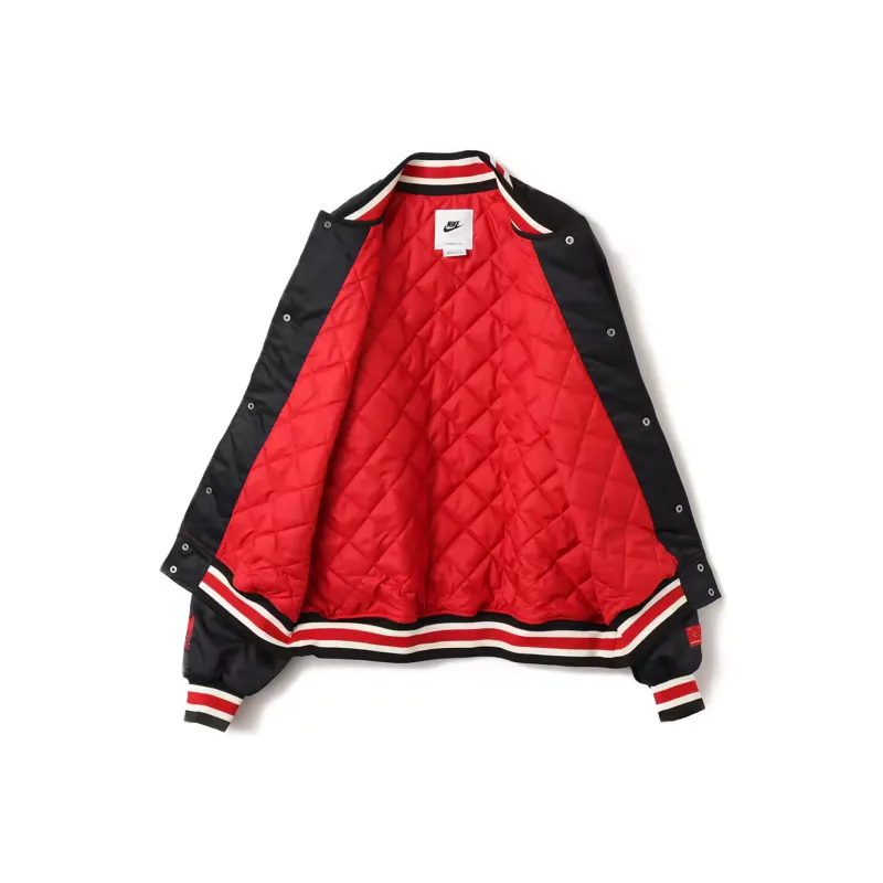 Nike LiverpoolFC SS25 M NK AU SATIN DUGOUT Jacket Men's Black/Red-2
