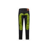 Denim Blue & Light Green