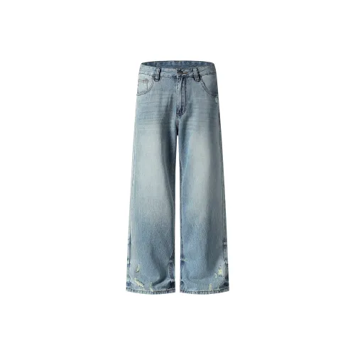 AMIRI Logo Pool Slide Black Light Blue