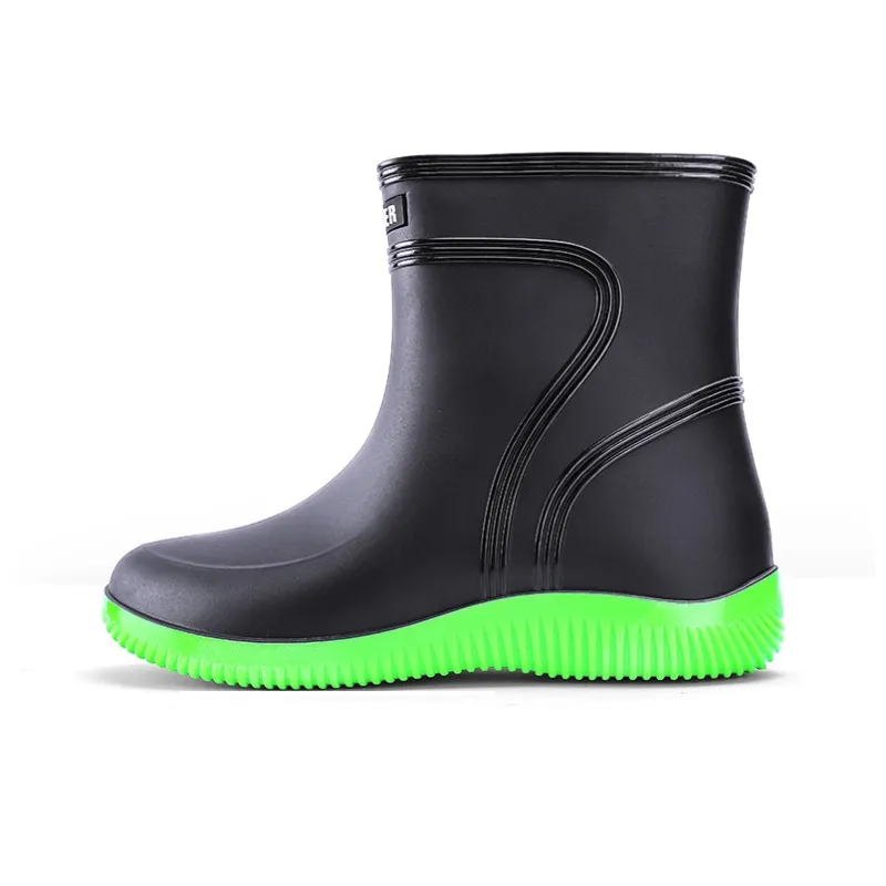 LONGYING Rain Boots Men-6