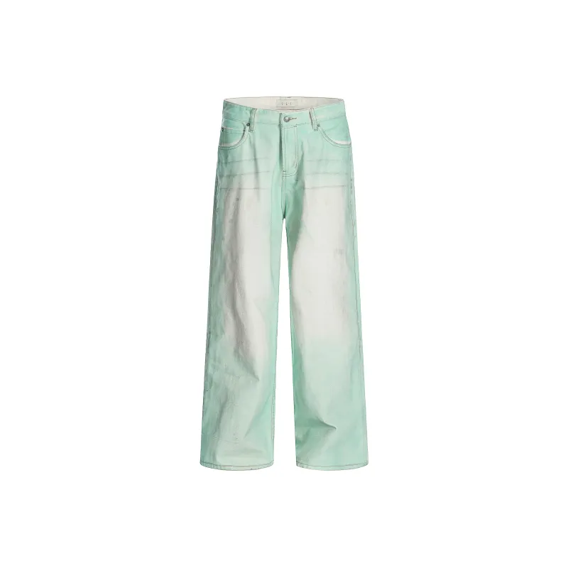 MAD WITCH Jeans Unisex Glow In The Dark Green-0
