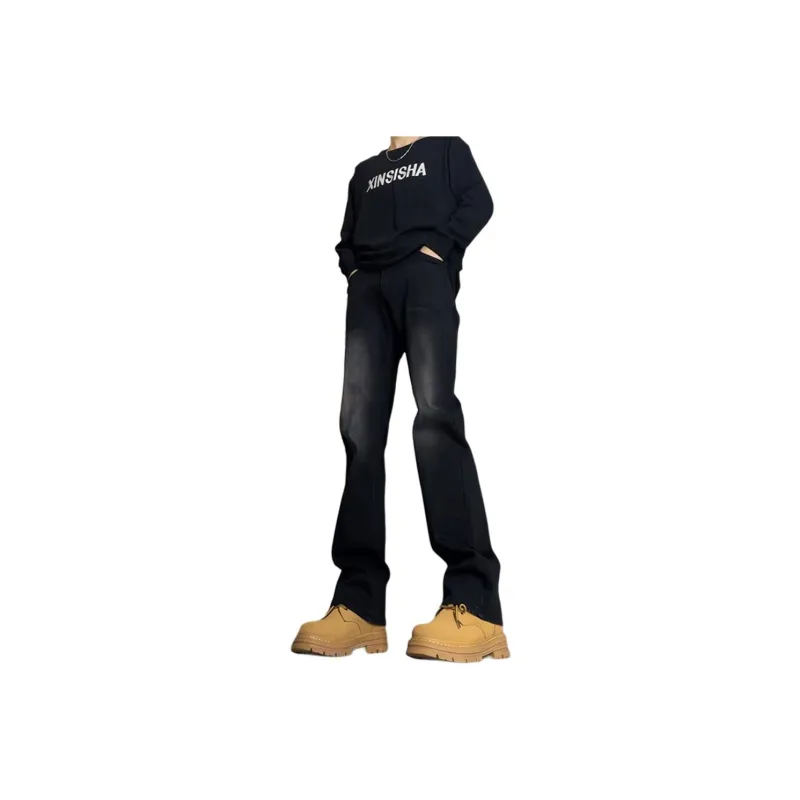 BENGEN Jeans Unisex Absolute Black-12