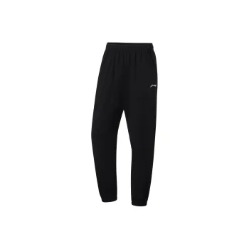 LiNing Fitness Series Knitted Sports Pants Men's Black