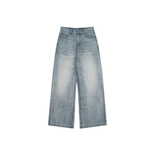 Ghost Mask Jeans Unisex Light Blue