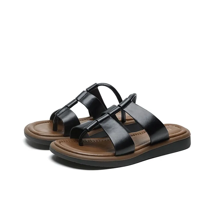 FIVE PLUS Rubber Sole Slip Resistant Slide Slippers Women's-8