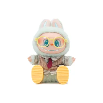 [Modified Doll] POP MART Labubu THE MONSTERS Sitting Party Collection, Confirmed, Minty Round, Sunny Hang Tag Box 15cm