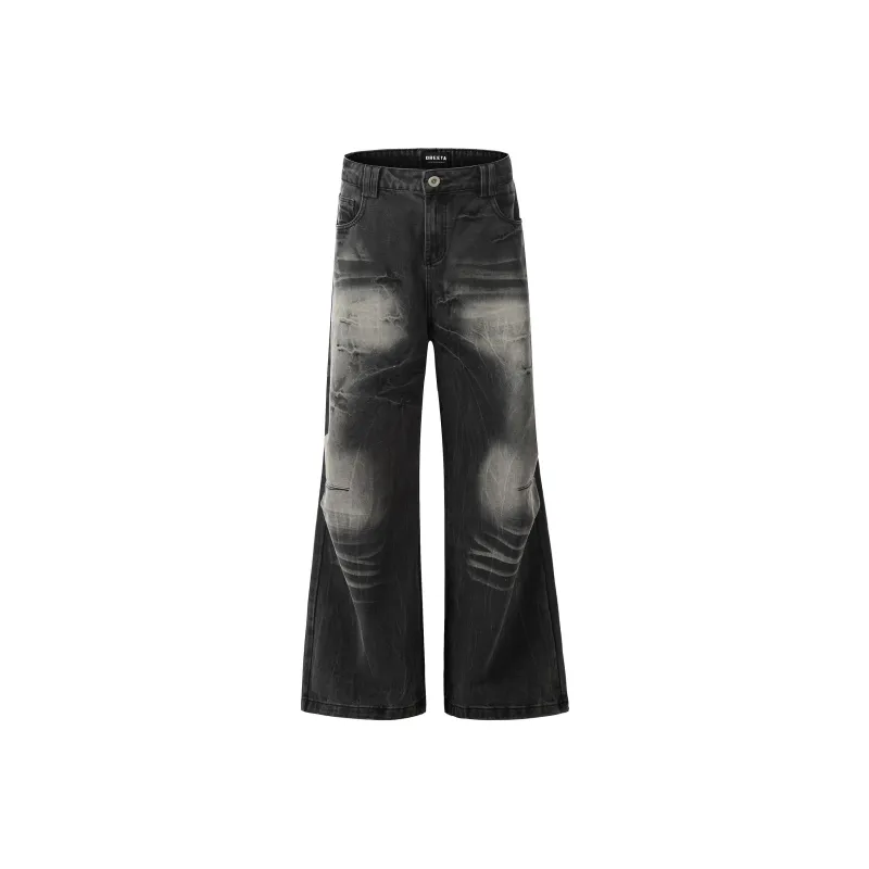 PANDA ADEVIL Jeans Unisex Black Gray-0
