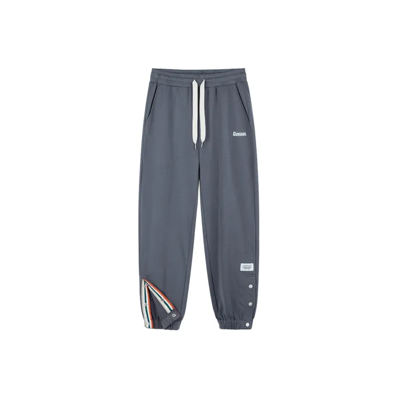 GUKUUL Casual Pants Unisex Dark Gray-0