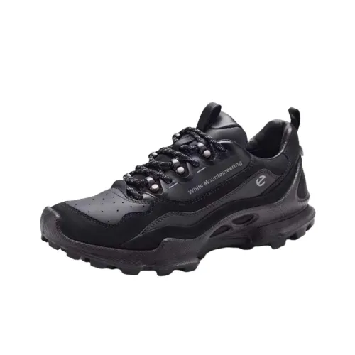 White Mountaineering x Ecco Biom C Trail Abrasion Resistant Low Top Mountaineering & Hiking Shoes Women's Black