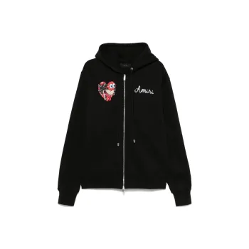 AMIRI Jazz Wolf Zip Up Hoodie