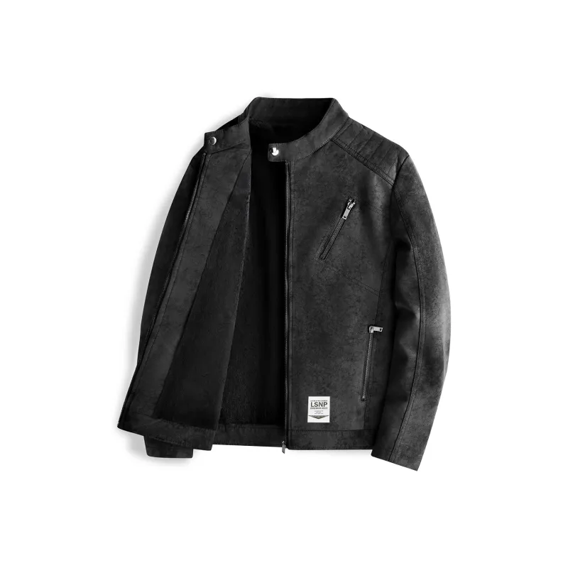 LISENPOK Leather Jackets Unisex-2