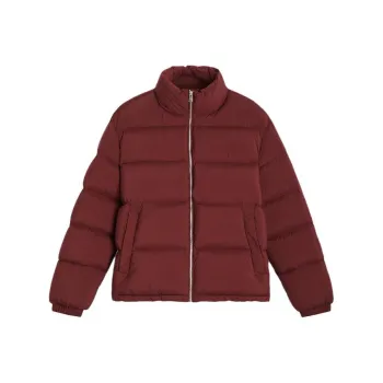 ZARA Down Jacket Men's Dark Red