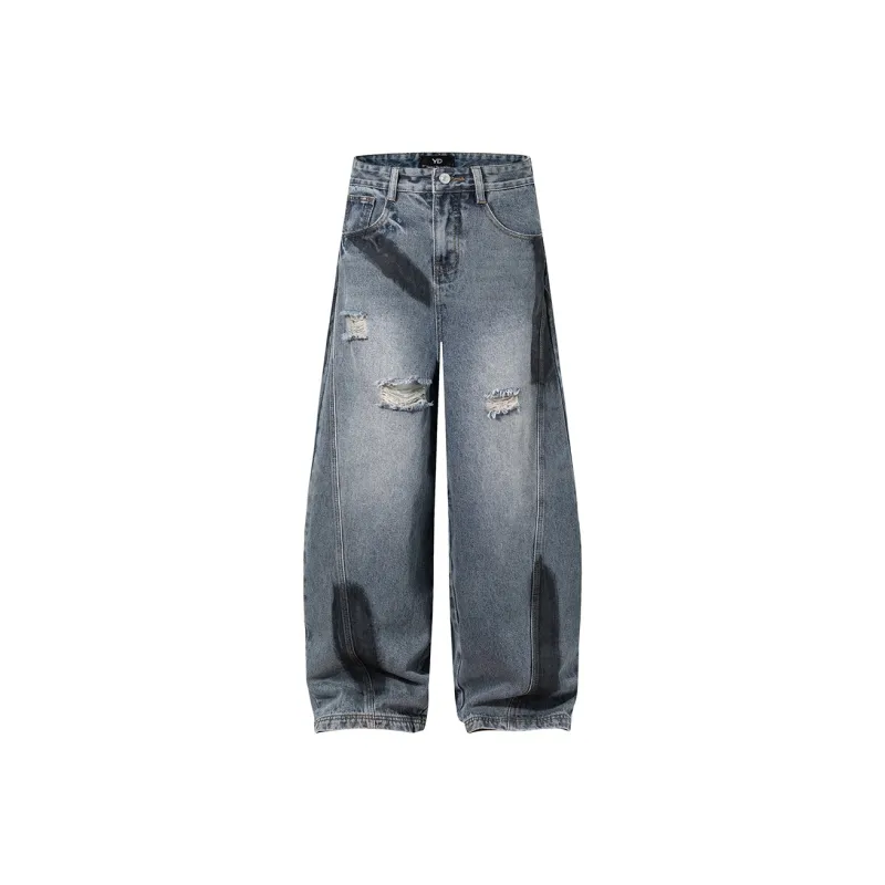 MIIOW Jeans Unisex Color Blocking-0
