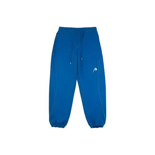 ADER ERROR Knitted Sweatpants Men Blue