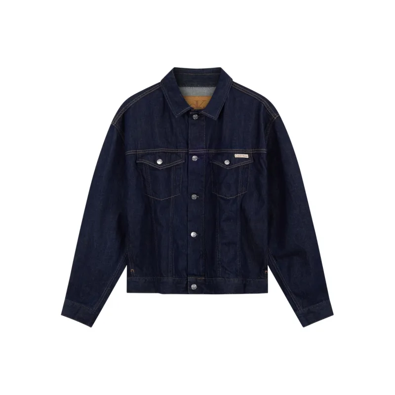 CALVIN KLEIN Jacket Men's Denim Dark Blue-0