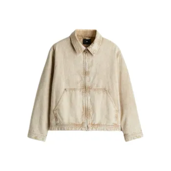 H&M Jackets Men Beige