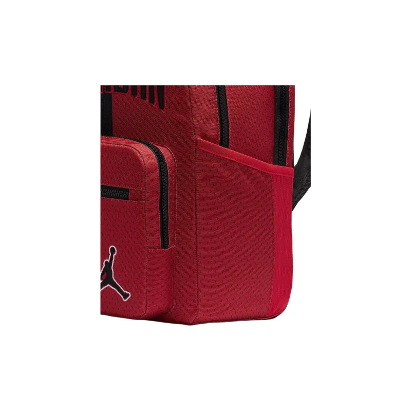 Jordan Polyester Backpack Unisex Black & Red-7