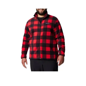 Columbia Steens Mountain Jackets Coats Men's Mountain Red Plaid Print