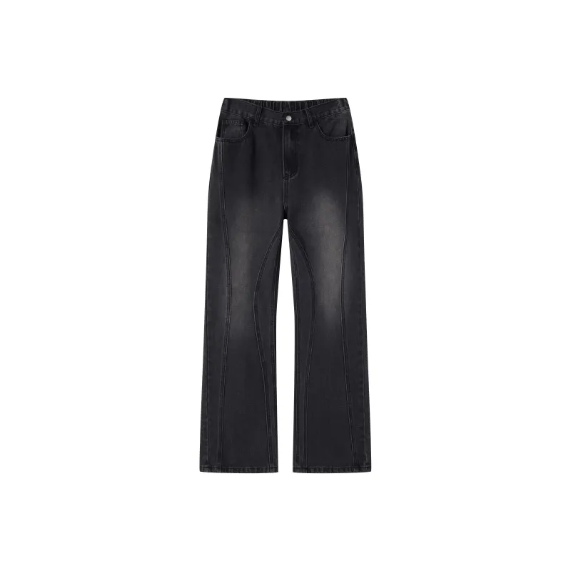 PAINT STAIN Jeans Unisex Yellow Mud-16