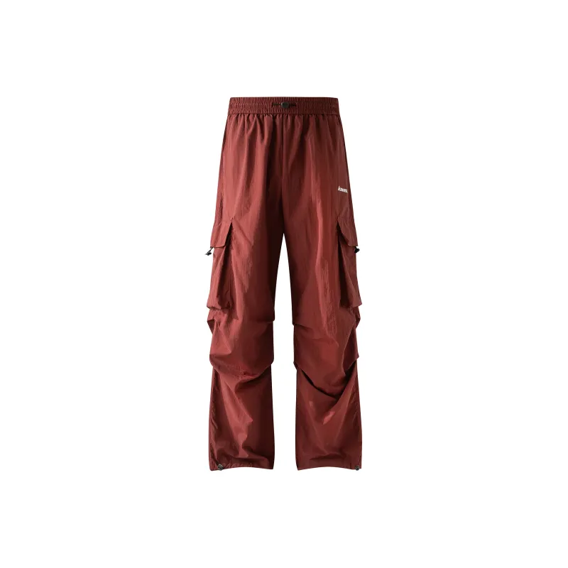 Kawasaki Cargo Pants Unisex Burgundy-0