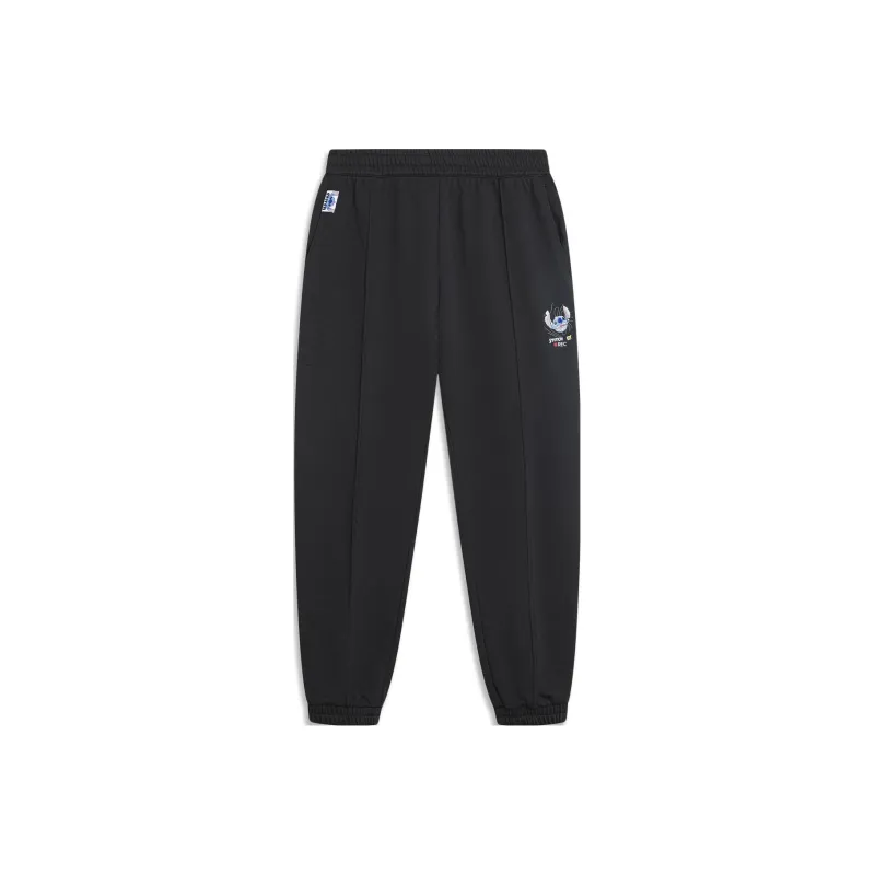LiNing x Disney Knitted Sweatpants Men's Black-0