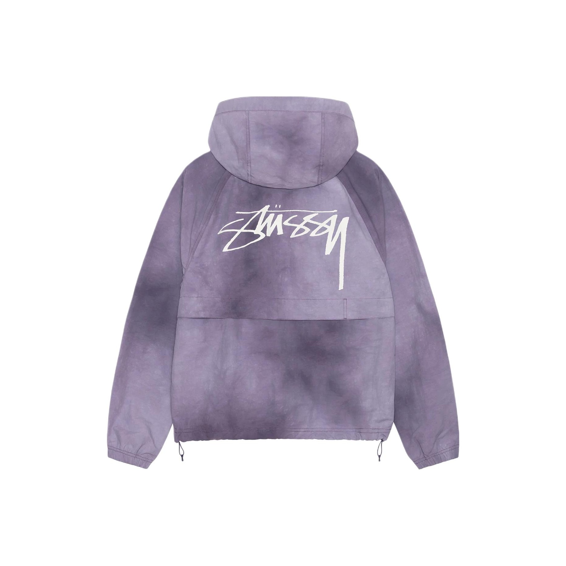 Stussy Wrinkled Nylon Beach Shell Jacket Grape Purple M - POIZON Stussy Wrinkled Nylon Beach Shell Jacket Grape Purple M - POIZON